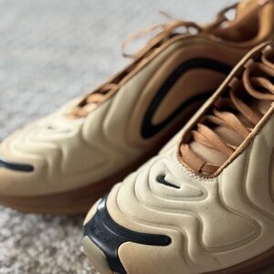 Men's Beige and Black Sneakers